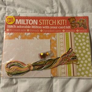 Milton Stitch Kit with Threads and Cards